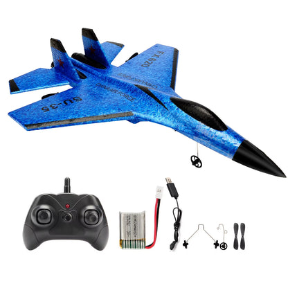 Experience Thrilling Adventures with the SU35 RC Plane FX620 FX820 - 2.4G Remote Control Glider with LED Lights for Kids and Enthusiasts!