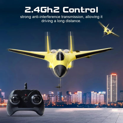 Experience Thrilling Adventures with the SU35 RC Plane FX620 FX820 - 2.4G Remote Control Glider with LED Lights for Kids and Enthusiasts!