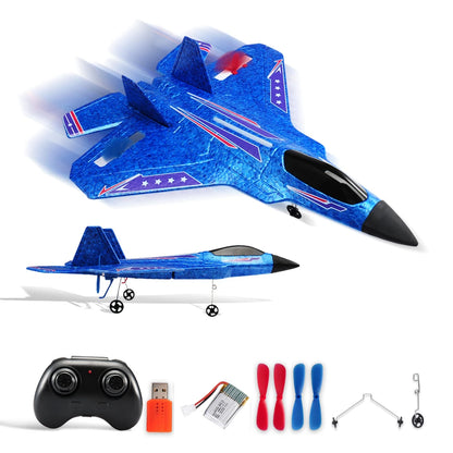 Experience Thrilling Adventures with the SU35 RC Plane FX620 FX820 - 2.4G Remote Control Glider with LED Lights for Kids and Enthusiasts!