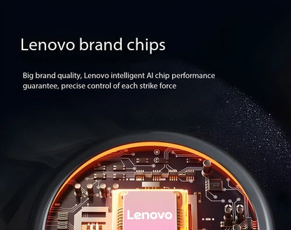 Lenovo Brand Fascia Gun Deeply Relieves Muscle Soreness Fitness and Relaxation Equipment LED Touch Screen 8Massage Head Gifts