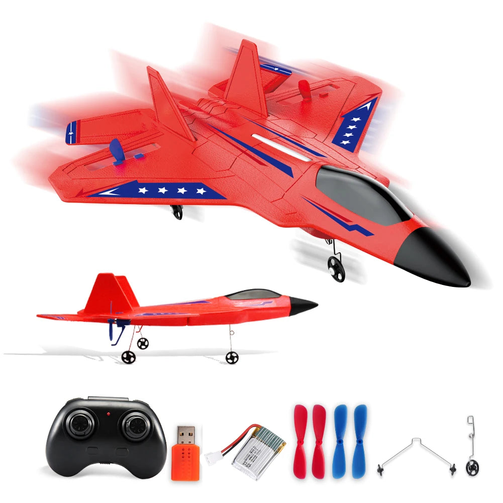 Experience Thrilling Adventures with the SU35 RC Plane FX620 FX820 - 2.4G Remote Control Glider with LED Lights for Kids and Enthusiasts!